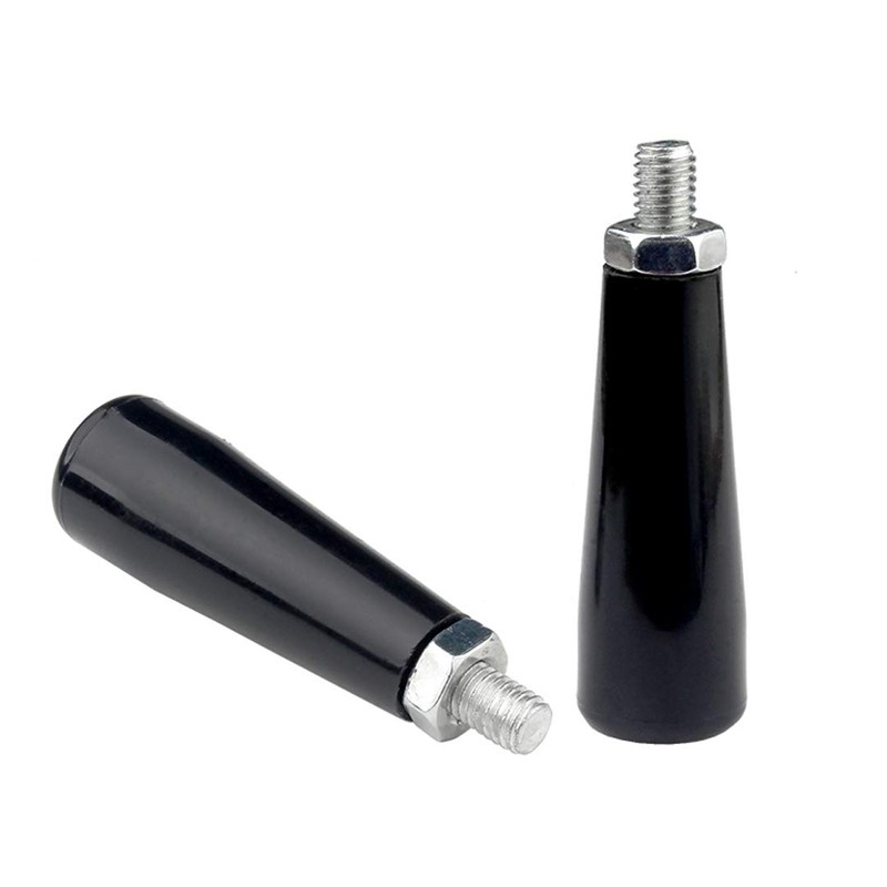 BOZONLI Clamping Handles Screw Knobs Handgrips, M8 Threaded Bakelite Carbon