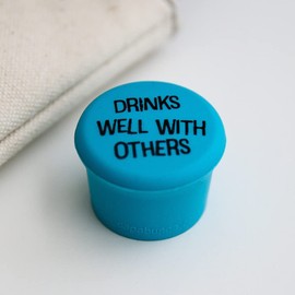 CapaBunga Wine Bottle Stopper, Set of 4, Sip, Whine, Save, Drinks