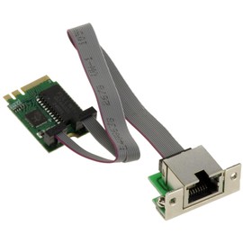 KALEA-INFORMATIQUE M2 E A Key Network Controller Card One Port RJ45 Gigabit LAN Ethernet with REALTEK 8111F Chipset