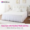 RIMELA Bed Valance Sheet Double Elasticized Bed Skirt Easy to