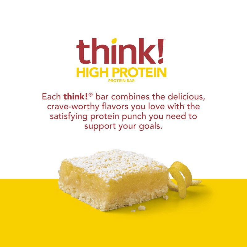think! Protein Bars, High Protein Snacks, Gluten Free, Kosher Friendly,