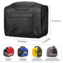 NSIoutlet Waterproof Heavy Duty Generator Cover, Portable Outdoor Inverter Storage Cover