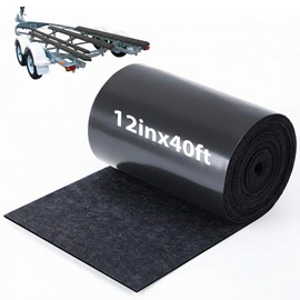 HunnmingRe 12in X 40ft Boat Bunk Carpet Waterproof Backing for Trailer