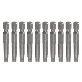LDEXIN 10Pcs Hex Head Allen Wrench Drill Bit Set, S2 Steel Magnetic Hex Bits H3.0 Hex Head Screwdriver Bits, 1/4" Hex Shank, 2 Inch Length