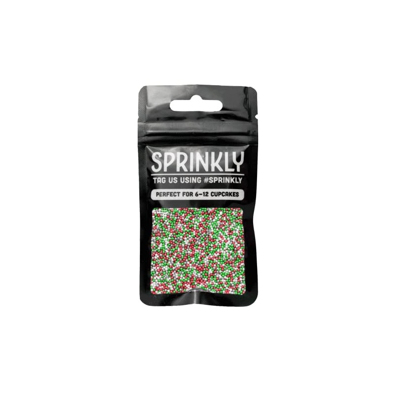 SPRINKLY - Glimmer 100's & 1000's - Red, White, Green