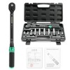 LLAVETOR 14PCS 3/8 Drive Torque Wrench 5-45ft.lb, Magnetic Spark Plug