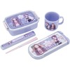 Devil Blade Pull Lid Chopsticks Case Set, Girls Pattern