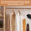 HAMKU Pack of 1 Scarf Holder, Belt Organiser with 12