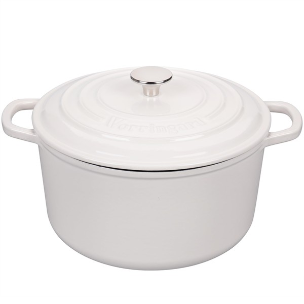 VORRINGARD VORRINGARD Enameled Cast Iron Dutch Oven Pot with Lid,