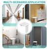 Wall Mounted Folding Shower Seat, White