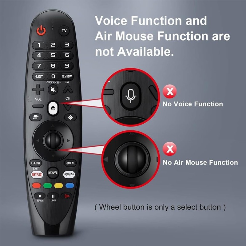 Universal Remote Control for LG Smart TV Magic Remote for