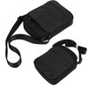 Shoulder Bag Portable Waterproof Adjustable Black Messenger Bag for Men