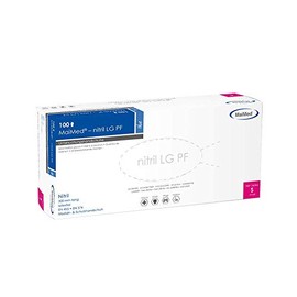 MaiMed LG Nitrile Examination Gloves Powder-Free Blue 300 mm S