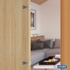 XFORT® 2 Pack Mortice Door Bolts with 2 Star Keys,