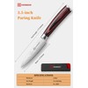 KEEMAKE Professional Paring Knife – Razor-Sharp 3.5" Fruit Knife High