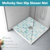 Mofonky Shower Mat Non Slip: 31 x 31 Inch Shower