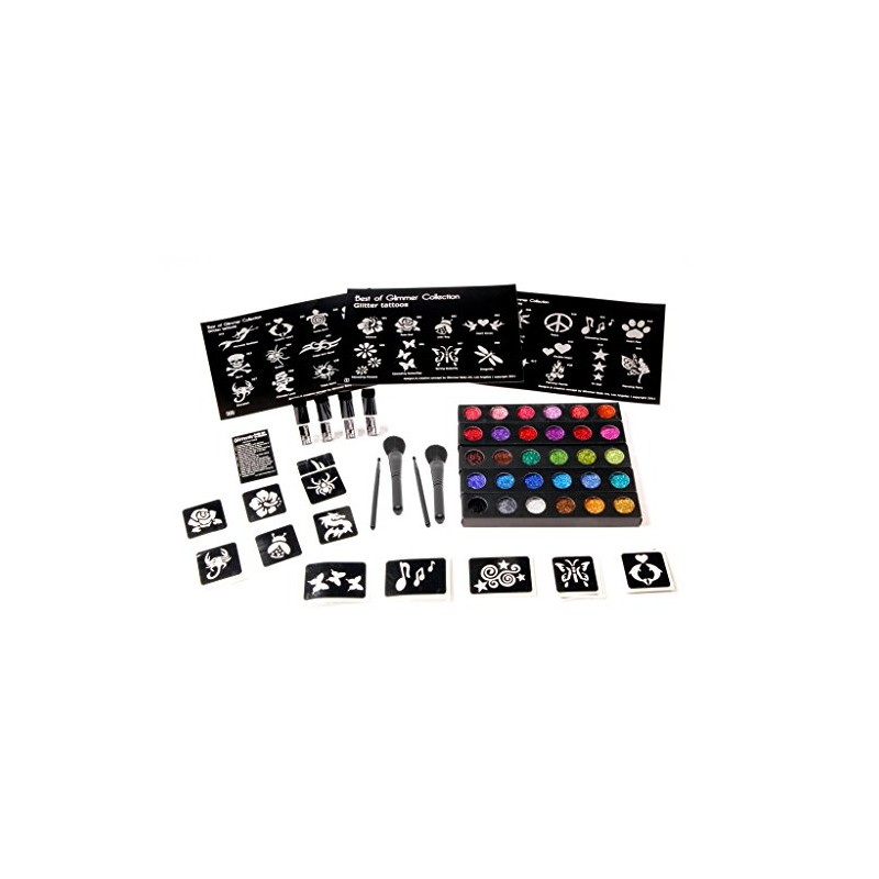 Glimmer Body Art Temporary Tattoo Pro Business Kit