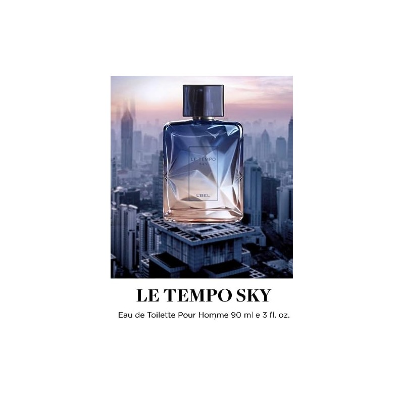L'Bel Le Tempo Sky para hombre, notas de madera y