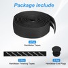 PATIKIL PU EVA Bicycle Bar Tape, 1 Pair Bike Handlebar