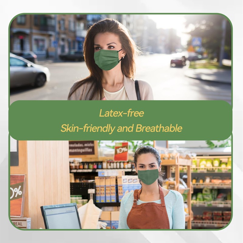 Jointown Disposable Face Mask - 3 Ply Protection Face Masks,