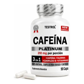 Cafeína 210 Testrol Platinum Cápsulas
