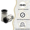 Bwintech 10 Pcs 8mm Tubing OD x 1/4" Female BSP