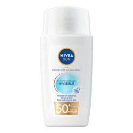 NIVEA SUN Face Protector Solar Fluido Diario Invisible (40 ml) con Niacinamida, textura ultra ligera, refrescante y no grasosa