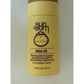 Sun Bum Original SPF 45 Sunscreen Face Mist 1.35 fl oz / 40 ml New FreeShip