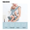 Adjustable Baby Carrier Breathable Newborns Toddlers Ergonomic Thickening HipseatCyan