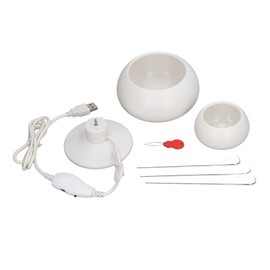 Electric Bead Spinner Adjustable Speed Direction Durable ABS High Stability Spin Bead Loader with Bowl for DIY Jewelry