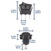 VEXUNGA Rocker Switch Rocker Switch 3-Pin Round Switch 6A 250V