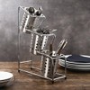 Olympia L443 Round Cutlery Basket Stainless Steel Kitchen Spoon Utensil