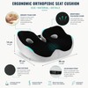 Memory Foam Seat Cushion for Long Sitting – Adjustable Coccyx