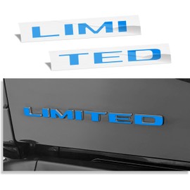 Reflective Concepts - Limited Tailgate Emblem Overlay Decal Sticker -Fits: 2019-2026 Ram 1500 Limited - (Color: Reflective Medium Blue)