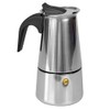 Home Basics Stainless Steel Stove Top Espresso Coffee Maker (Silver)