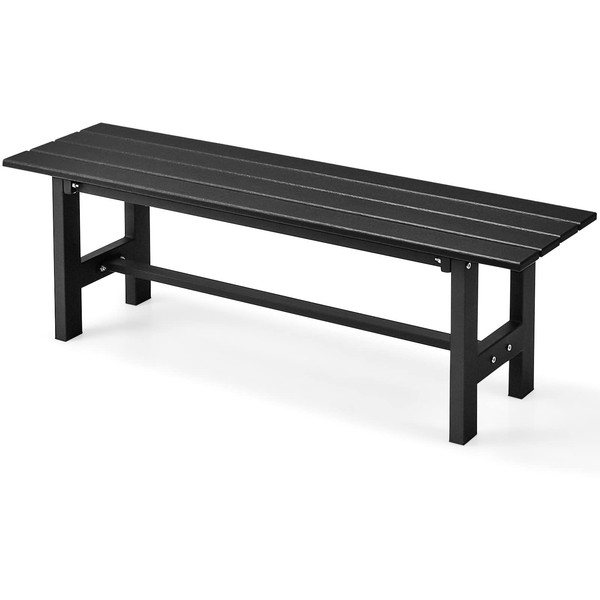 Giantex 2-Person Outdoor Bench Seat - Backless Patio Garden Bench,