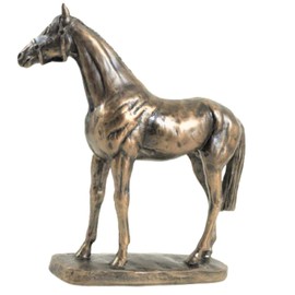 6102 Cold Cast Bronze Patina Horse Study 'Epsom Dandy' from Sculpture by David Geenty