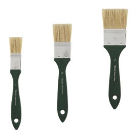 Creative Mark Bonn Bristle Blend Mottler Brush Set - Mottler Synthetic Hair Paint Brush for Large Scale Work, Acrylic or Oil Paint, and Artists - Medium Set of 3 (1", 1.5", & 2")