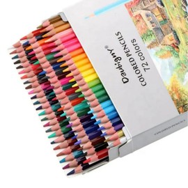 72 Oil Based Professional Colouring Pencils, SOFT High Grade 3.8 mm Lead & Easy to Sharp, Very Easy To Use ->Effortless Colouring, Ideal For Drawing/Layering & Colouring Paper Box Pack !, Multicolor