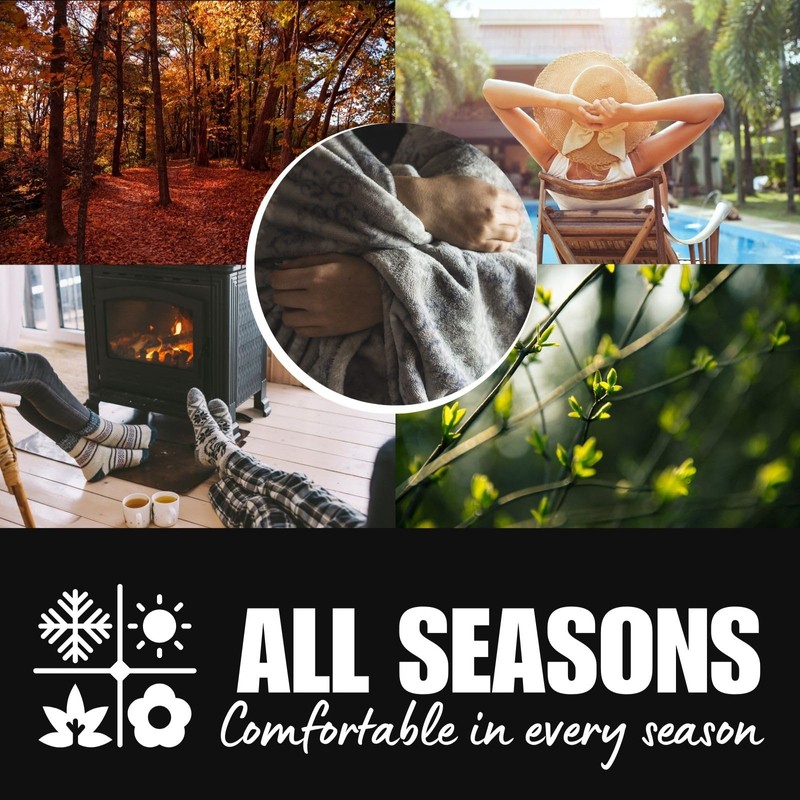 INNObeta Rugby Gifts, Throw Blanket for All Seasons, EAT SLEEP