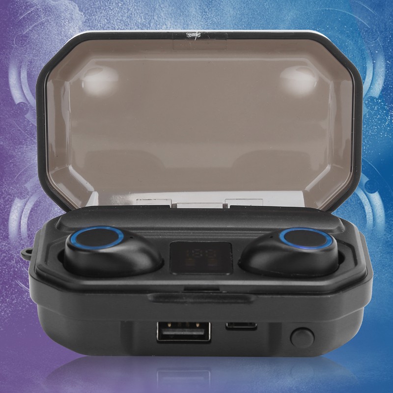 M12 InEar Bluetooth 5.0 Earphone Digital Display True Wireless Headphone