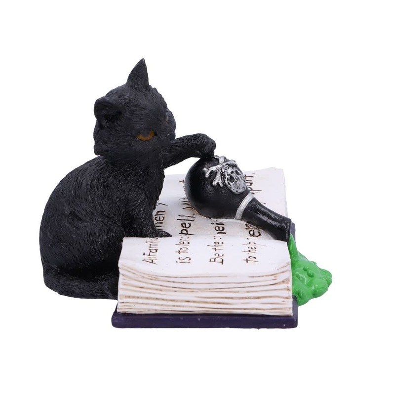 Nemesis Now Mischievous Feline Cat Figurine, Black, 10.5cm