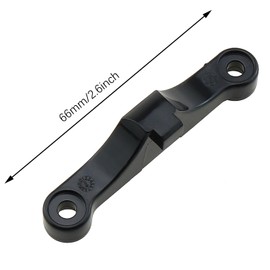 Bxian 4PCS Black Plastic AM5 Thermal Mounting Brackets with Screws CPU Fan Fastener 6.6x1.2x1.18cm Motherboard Snap