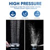 Pavezo 5-Inch High Pressure Handheld Shower Head with 10-Mode Powerhead,