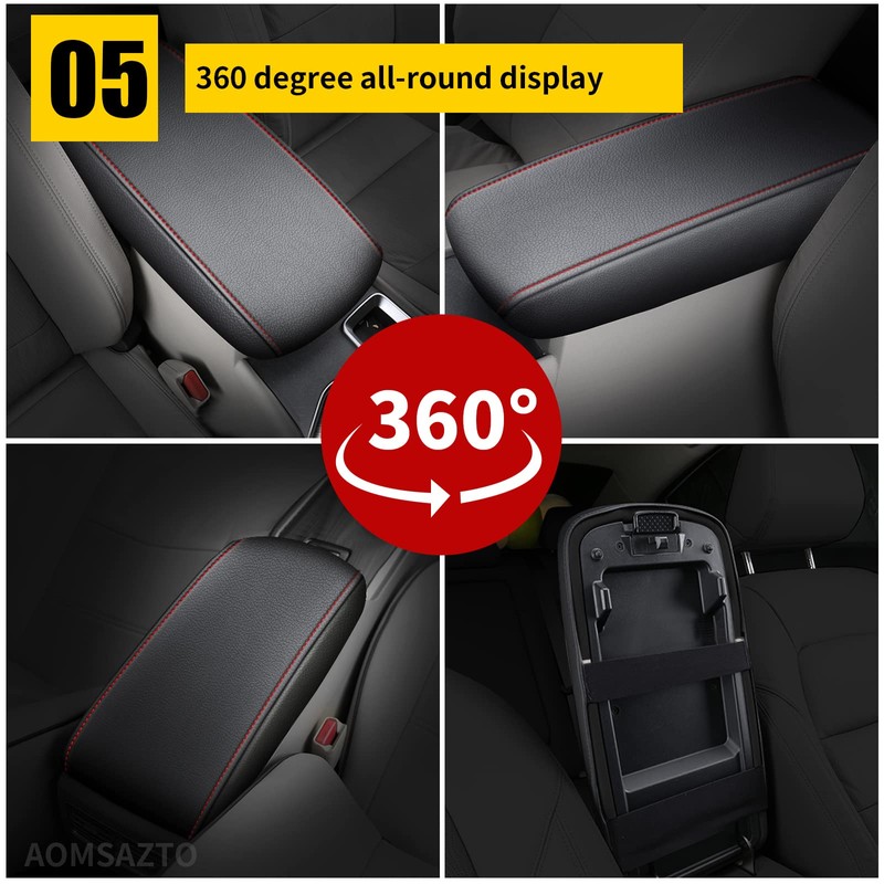 AOMSAZTO Armrest Cover Fit for Altima 2013-2018 Nissan Console Cushion