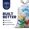 Plasticplace 13 Gallon Trash Bags │ 1.0 Mil │ Clear