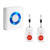 Wireless Caregiver Pager, Seniors Emergency Call Button,Motion Alert Room Bed
