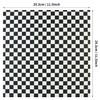 DYaprigo 200 Sheets Black and White Checkered Dry Waxed Deli