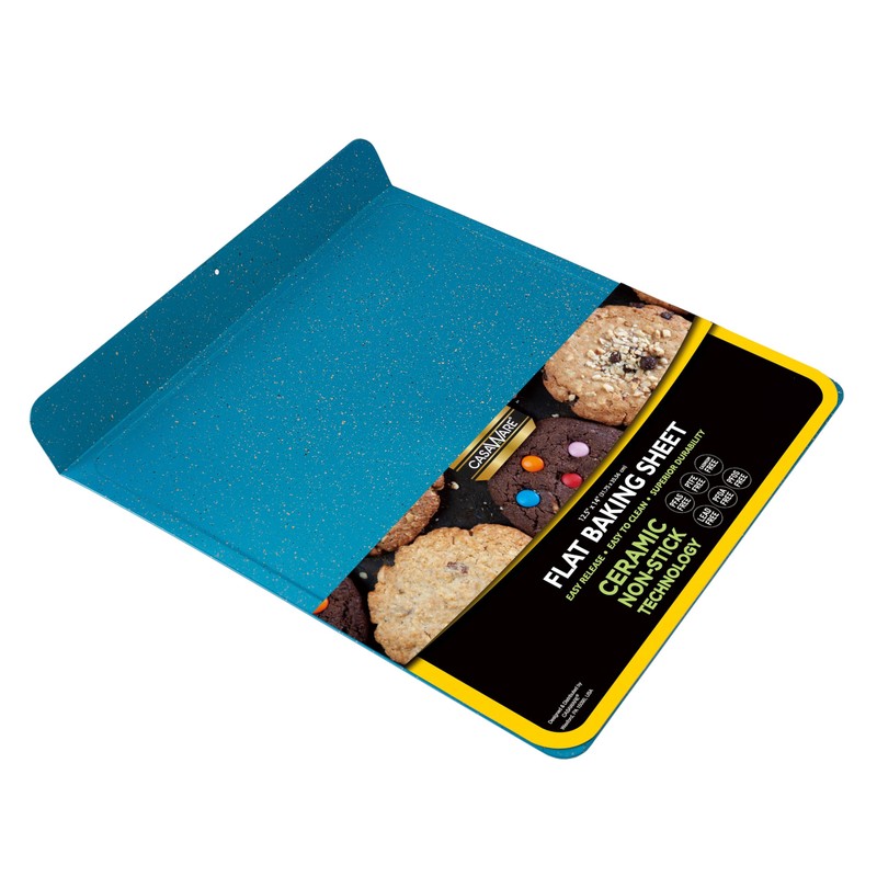 casaWare Large Flat Baking Cookie Sheet, 12.5 x 14-inch with