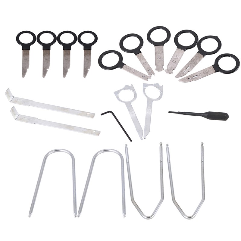 20Pcs Universal Car Audio Stereo Radio Removal Key Tools Set